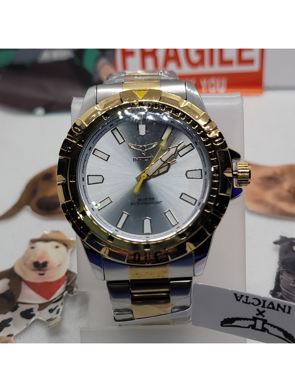 509 Invicta Specialty Gold And Silver Grey Dial 42mm